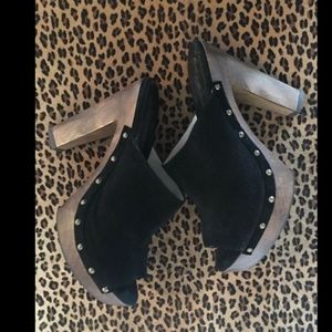 Prêt a Dançer Sexy Platform Shoes Black Suede US 10  EU 41